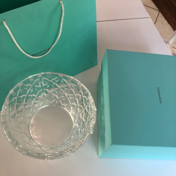 Brand New Tiffany & Co. 9” Bamboo Bowl - Picture 3 of 7